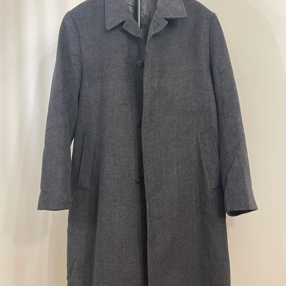 London Fog Charcoal Trench Coat